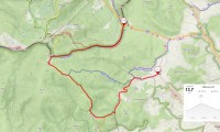 Zimní Pilsko - mapa trasy